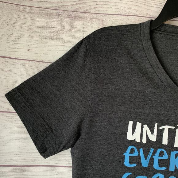 Bailing Out Benji Charcoal Gray Graphic T Shirt UNTIL EVERY CAGE IS EMPTY Size M - Picture 5 of 15